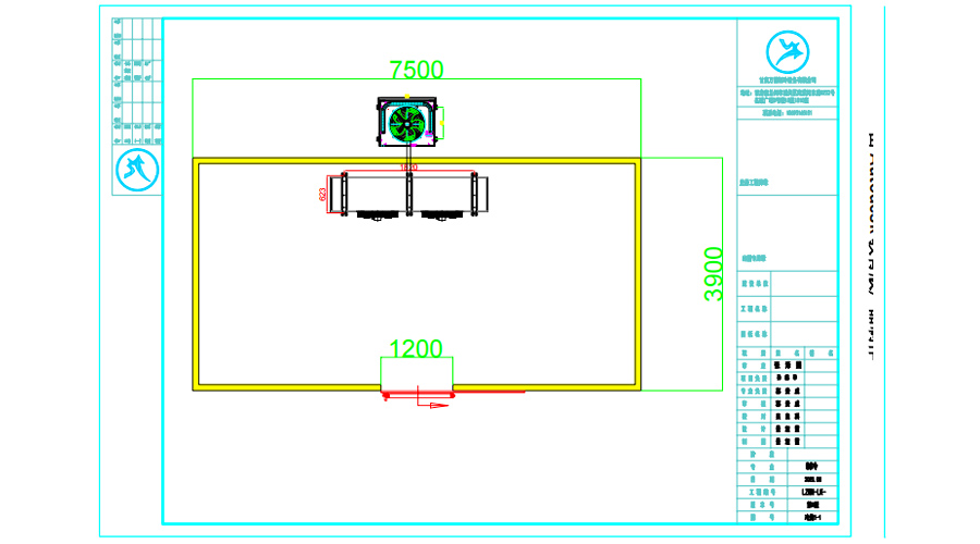 甘谷保鮮冷庫(kù)設(shè)計(jì)平面圖