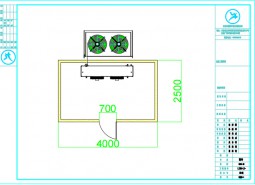 甘肅天水10平米粉條冷庫(kù)設(shè)計(jì)方案-萬能制冷